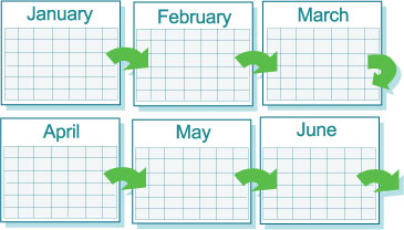 30 day contract calendar