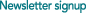 Newsletter Signup